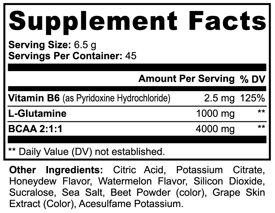 BCAA Shock (Ponche de frutas)