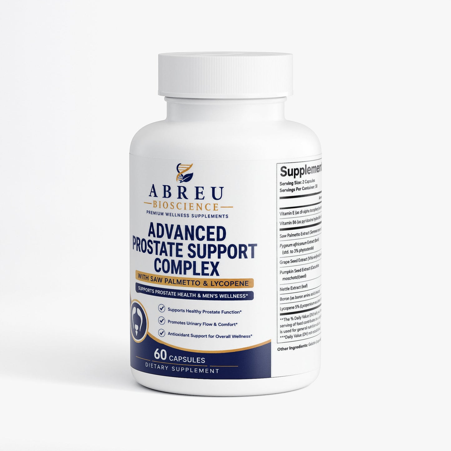 Advanced Prostate Support Complex - with Saw Palmetto & Lycopene