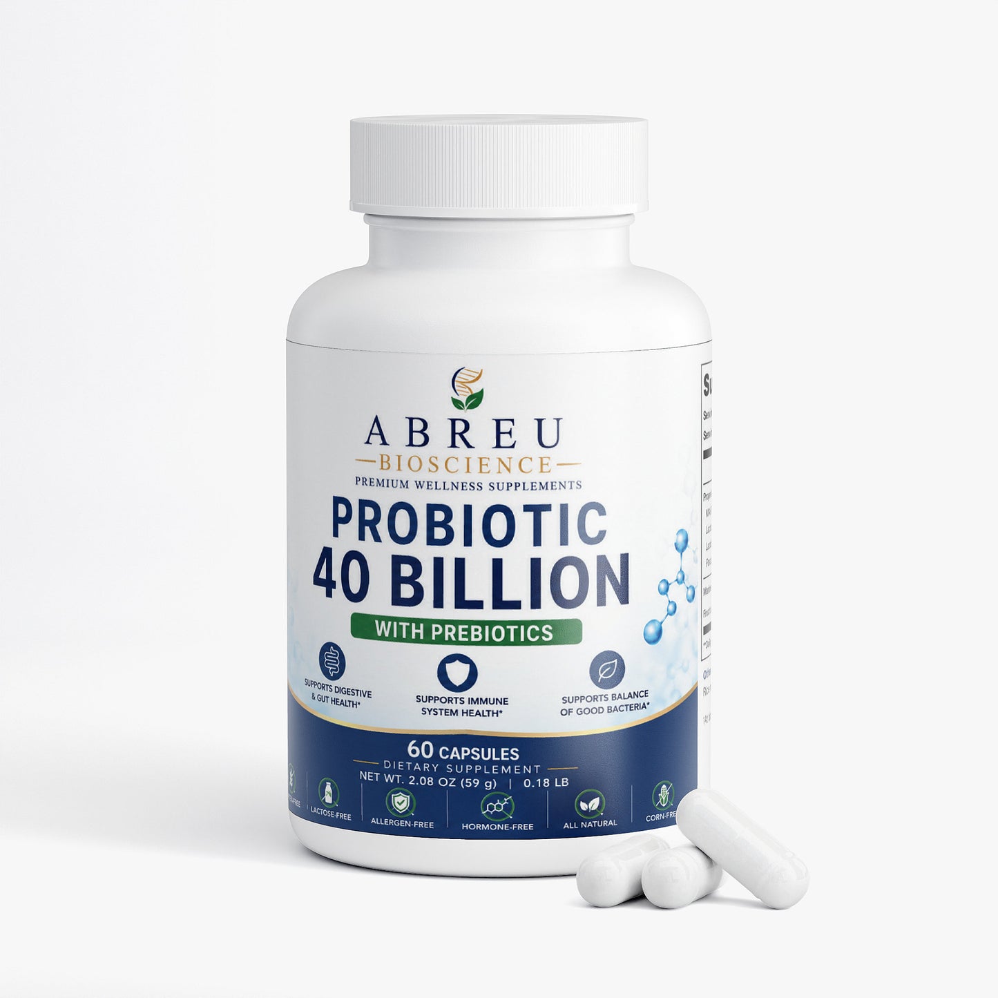 Probiótico 40 mil millones con Prebióticos