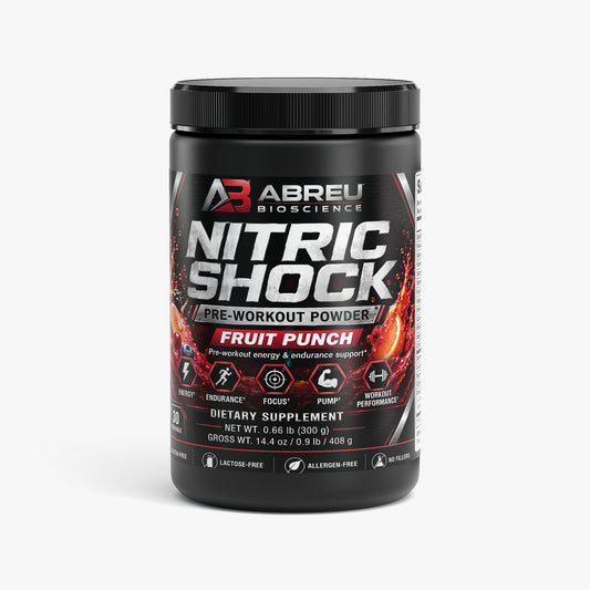 Nitric Shock Pre-Entrenamiento en Polvo (Ponche de Frutas)