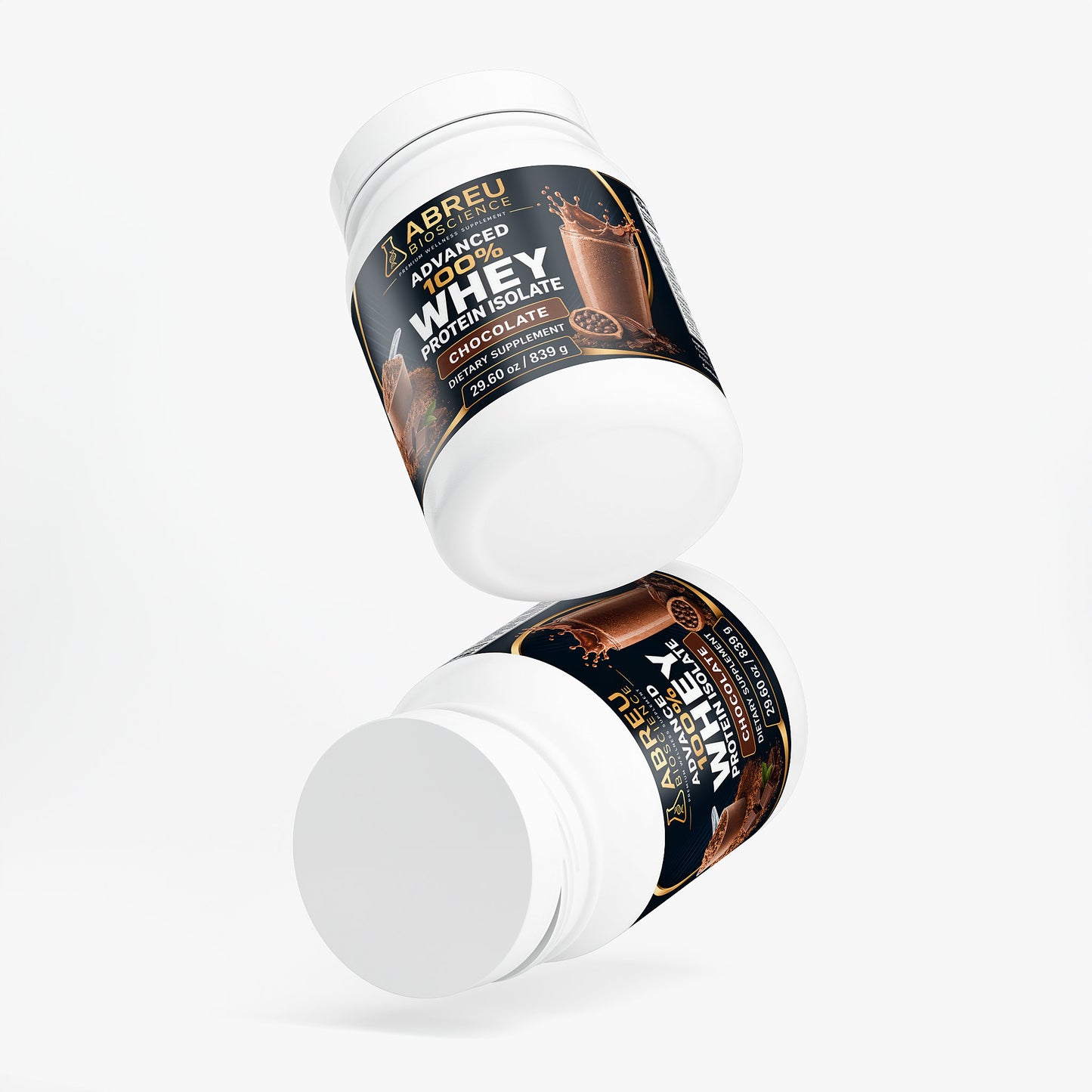 Aislado de proteína de suero de leche avanzado 100% (Chocolate)