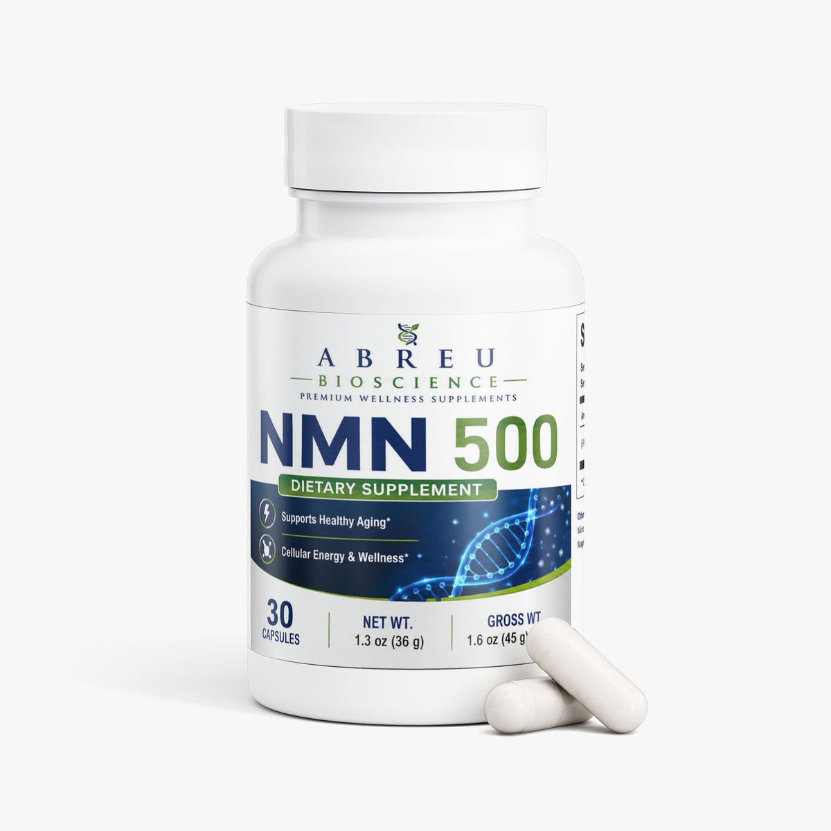 NMN 500 mg – Cellular Energy & Healthy Aging Support