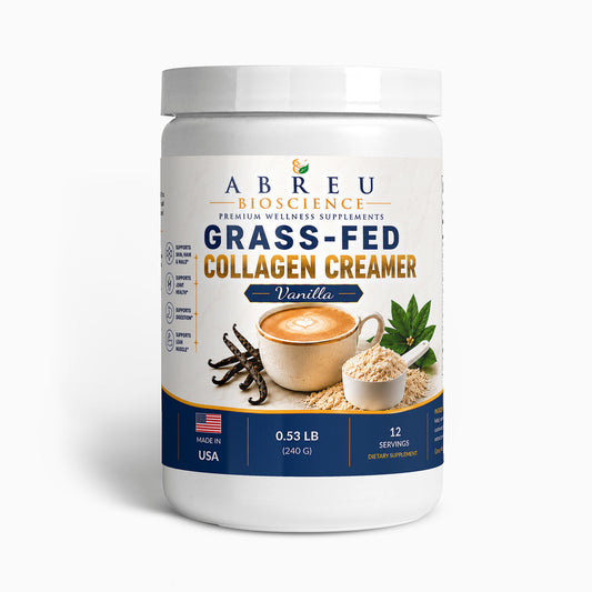 Crema de Colágeno de Ganado Alimentado con Pasto (Vainilla)