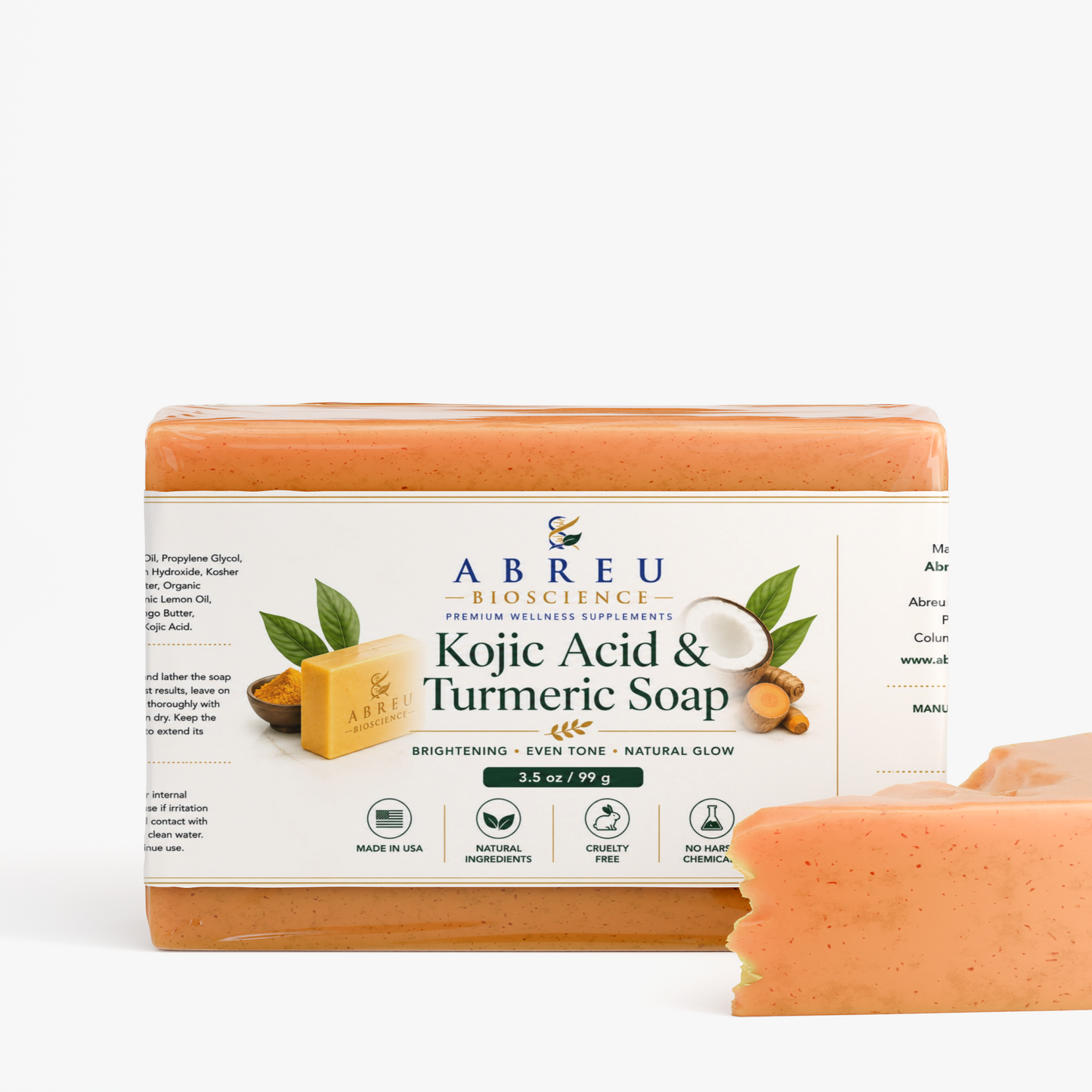 Kojic Acid & Turmeric Soap