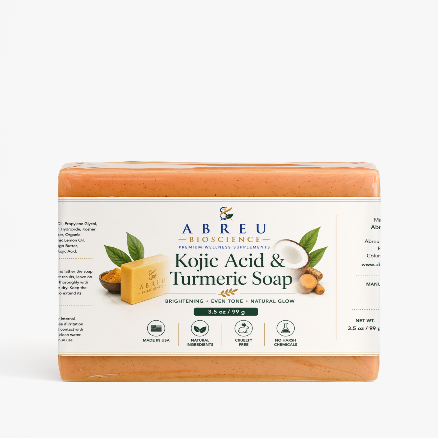 Kojic Acid & Turmeric Soap