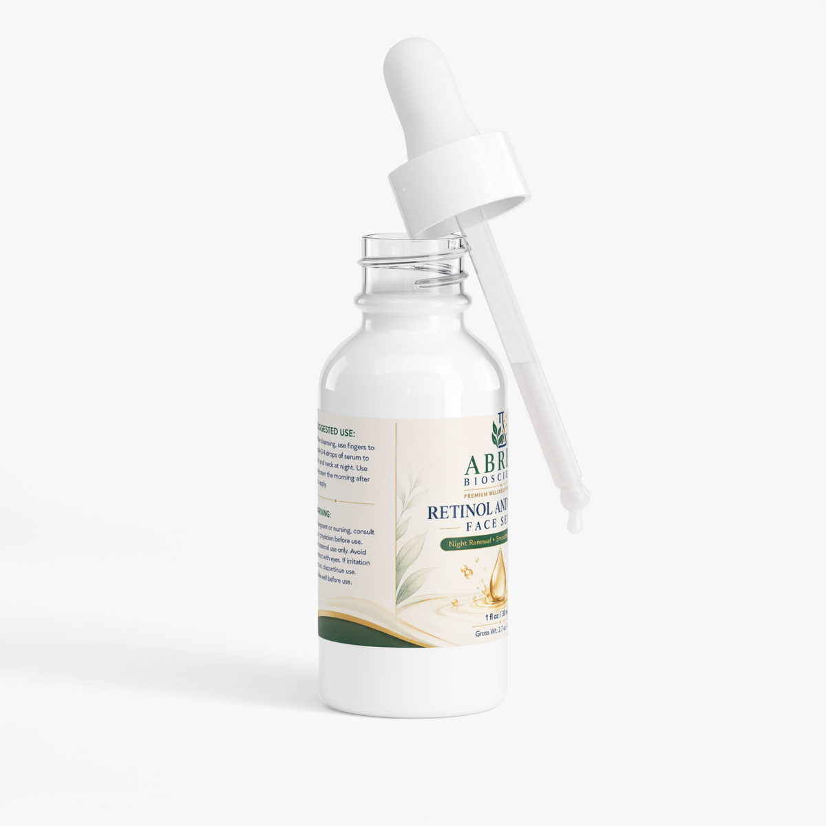 Retinol and Peptide Face Serum
