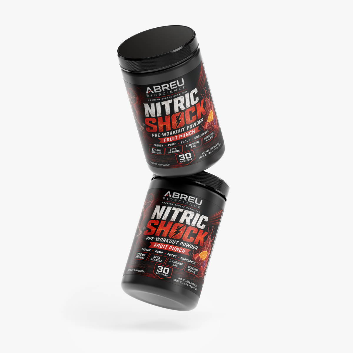 Nitric Shock Pre-Entrenamiento en Polvo (Ponche de Frutas)