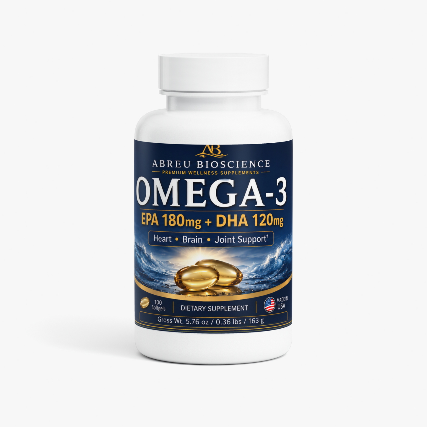 Omega-3 EPA 180mg + DHA 120mg