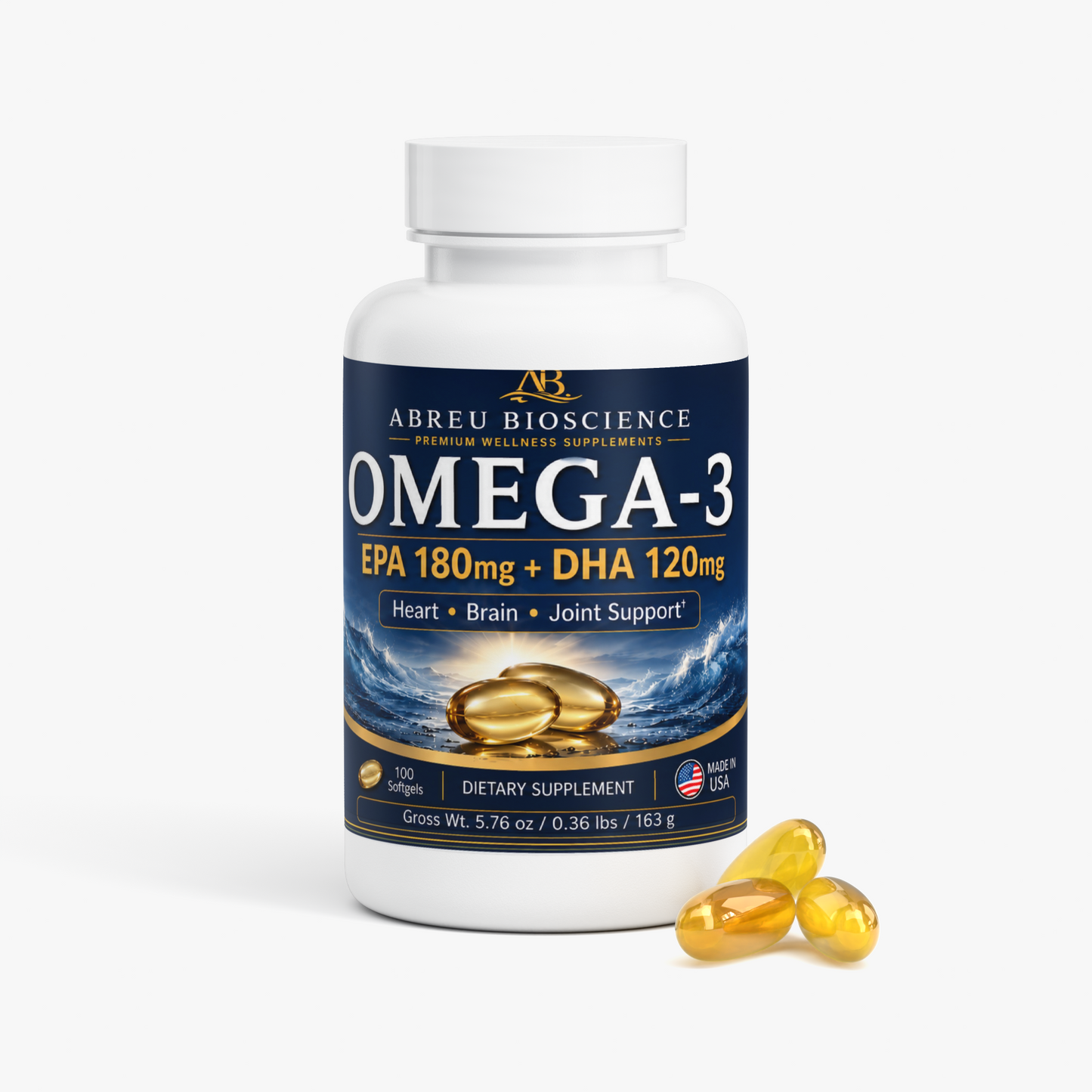 Omega-3 EPA 180mg + DHA 120mg