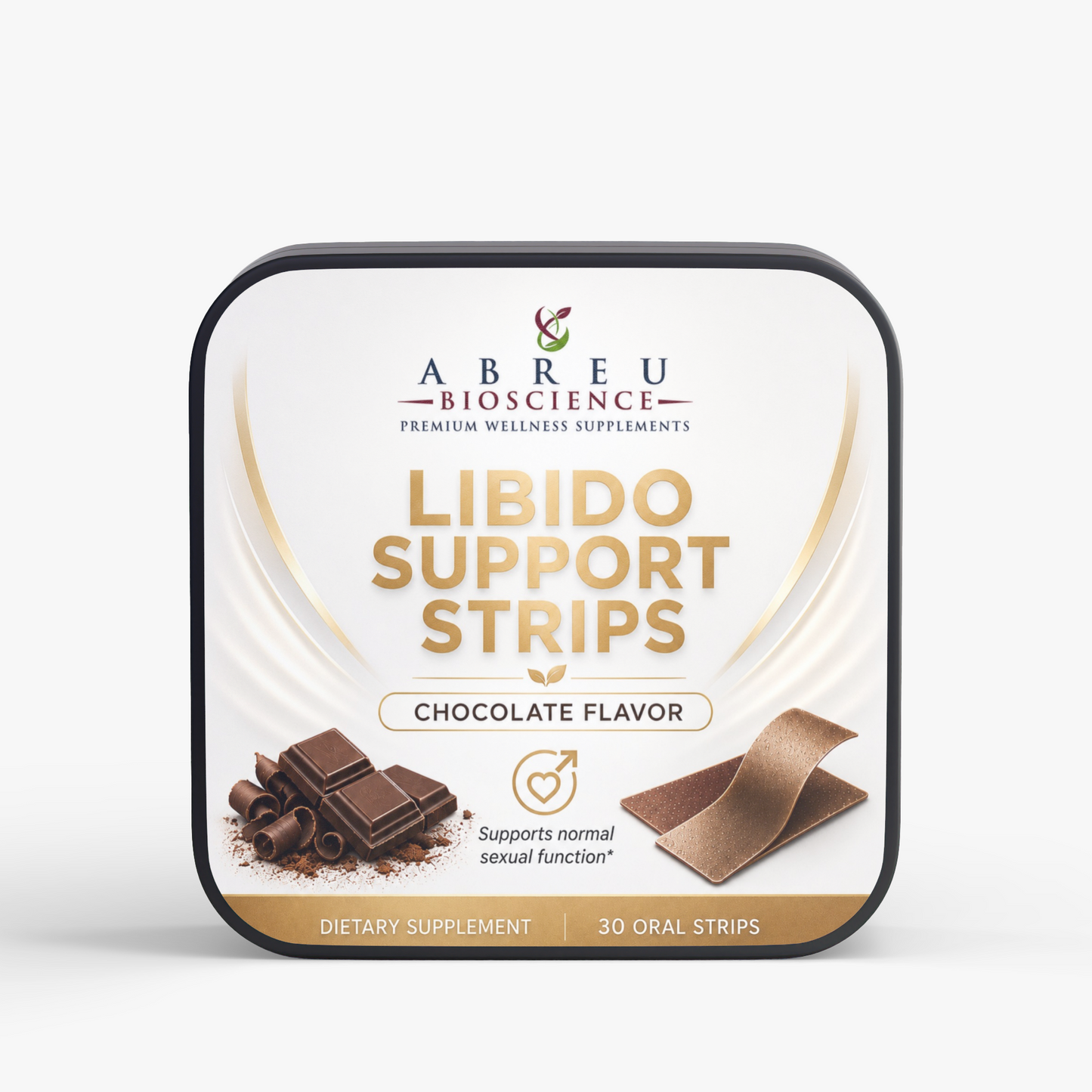 Men's Cellular Vitality Strips | Energy, Vigor & Performance Support | With Cordyceps, Shilajit & Oyster Peptide | Fast-Acting Sublingual Absorption | Chocolate Flavor (Sugar-Free)