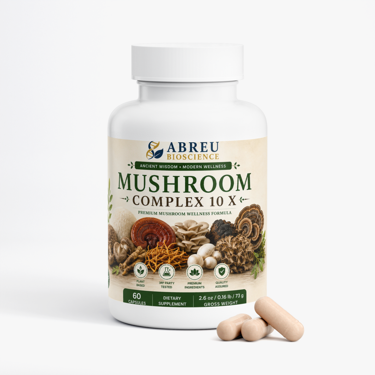 Mushroom Complex 10 X