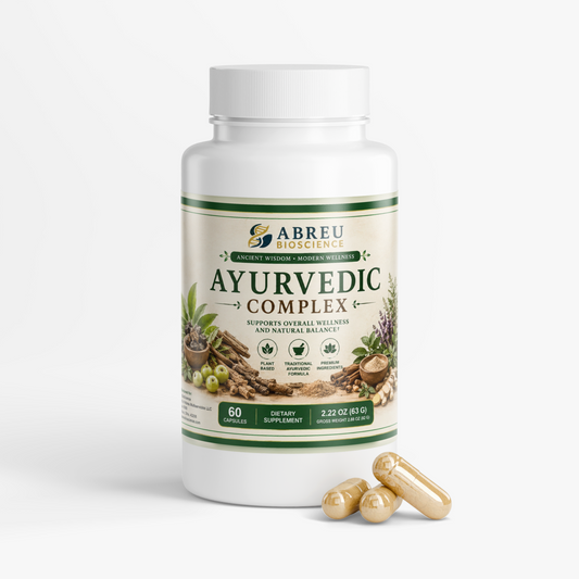 Ayurvedic Complex: Premium Adaptogen & Herbal Support Blend by Abreu BioScience