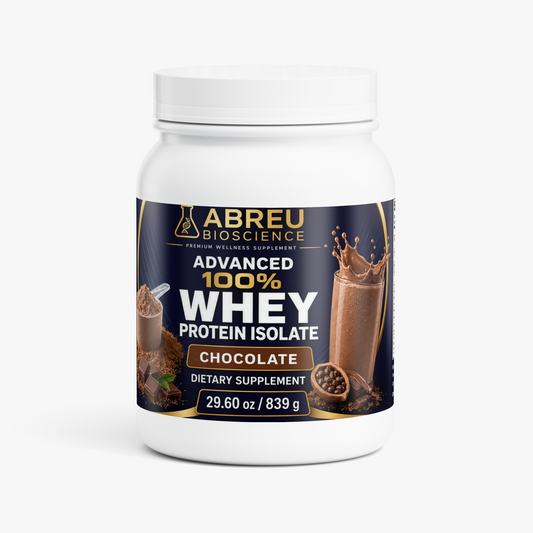 Aislado de proteína de suero de leche avanzado 100% (Chocolate)