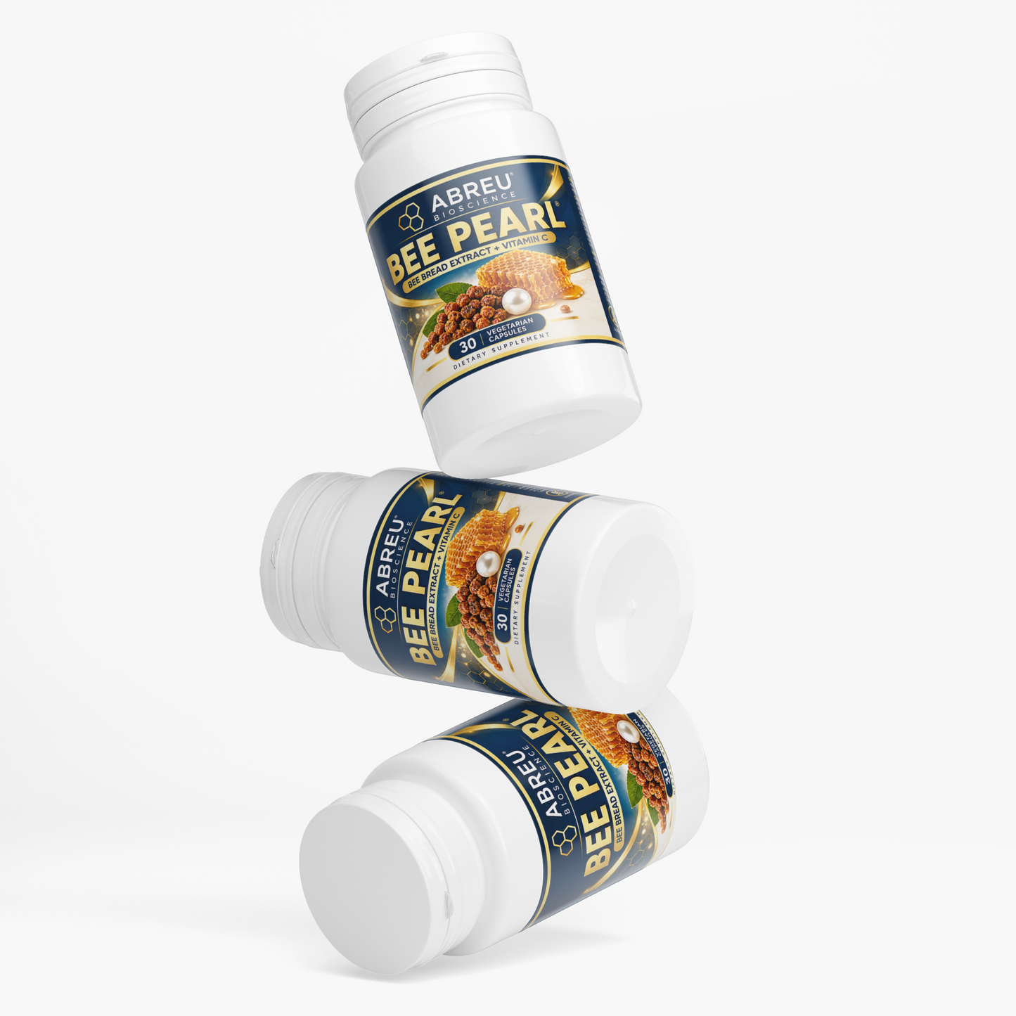 Pure Bee Bread Extract + Vitamin C: Natural Vitality & Immune Support