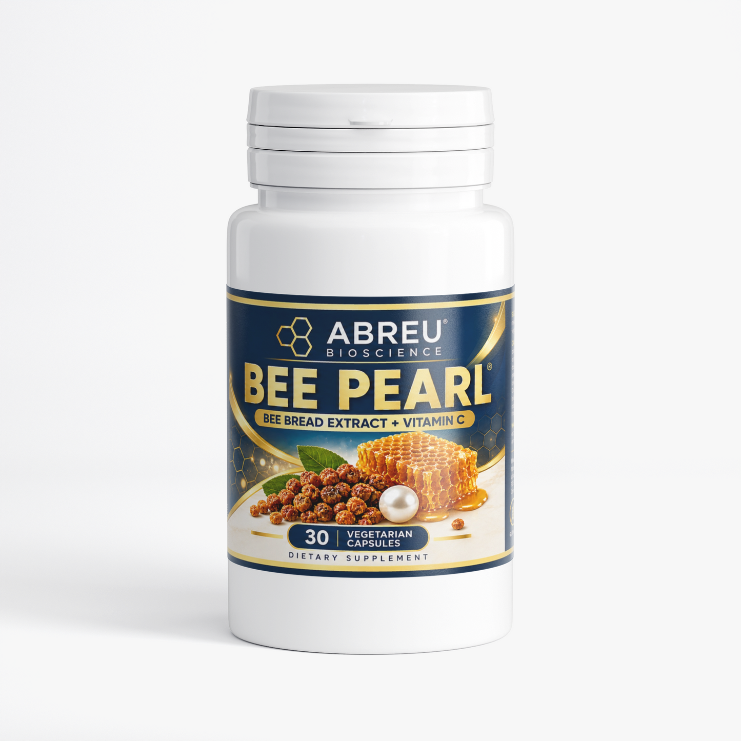 Pure Bee Bread Extract + Vitamin C: Natural Vitality & Immune Support