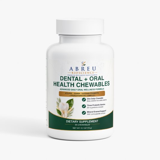 Dental + Oral Health Chewables: Abreu BioScience Advanced Oral Microbiome & Dental Support