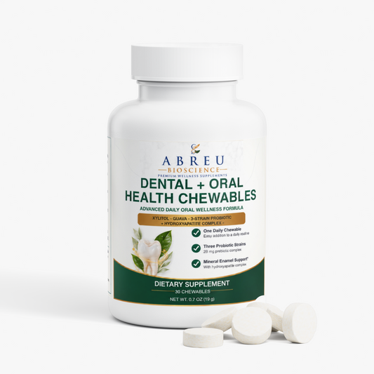 Dental + Oral Health Chewables: Abreu BioScience Advanced Oral Microbiome & Dental Support