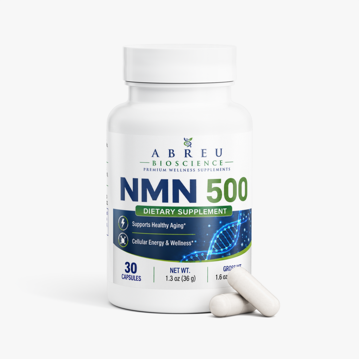 NMN 500 mg – Cellular Energy & Healthy Aging Support