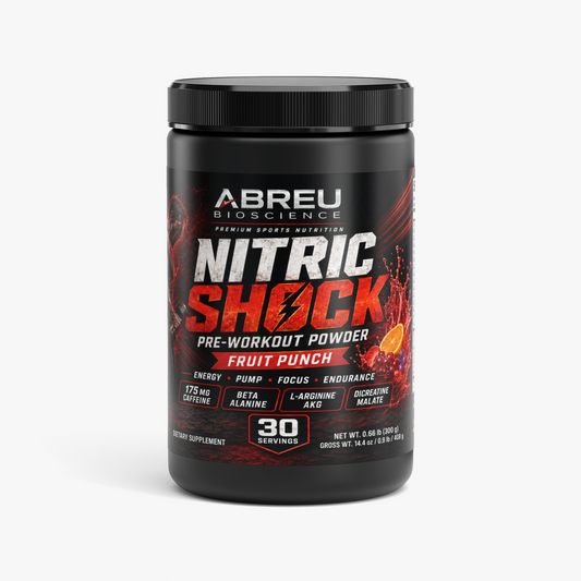 Nitric Shock Pre-Entrenamiento en Polvo (Ponche de Frutas)