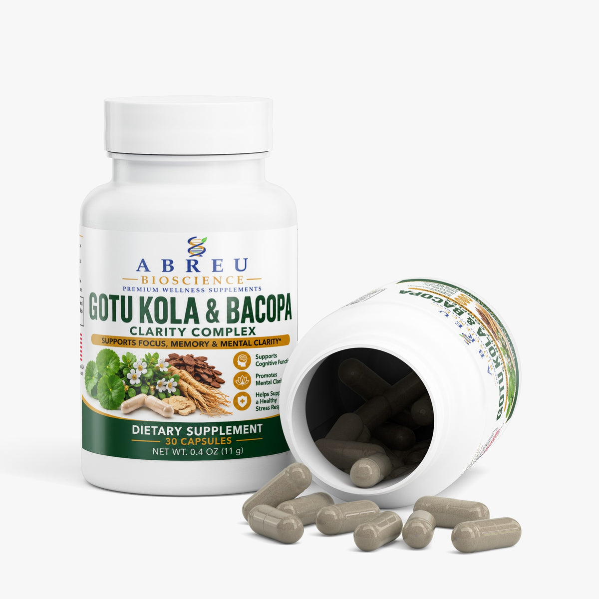 Gotu Kola & Bacopa Clarity Complex by Abreu BioScience