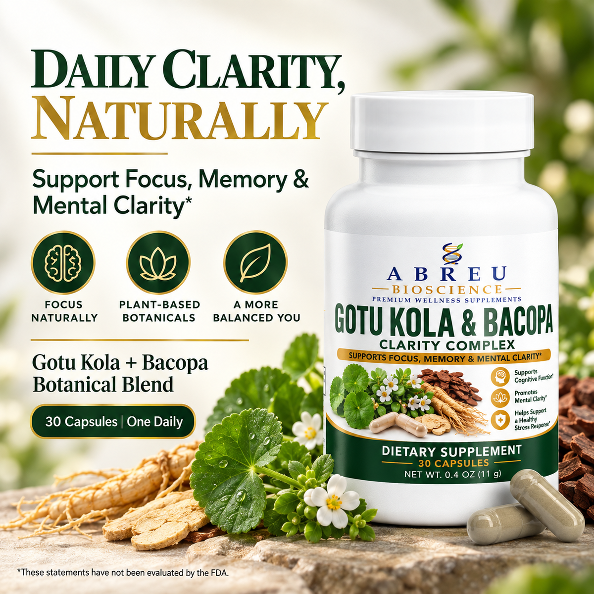 Gotu Kola & Bacopa Clarity Complex