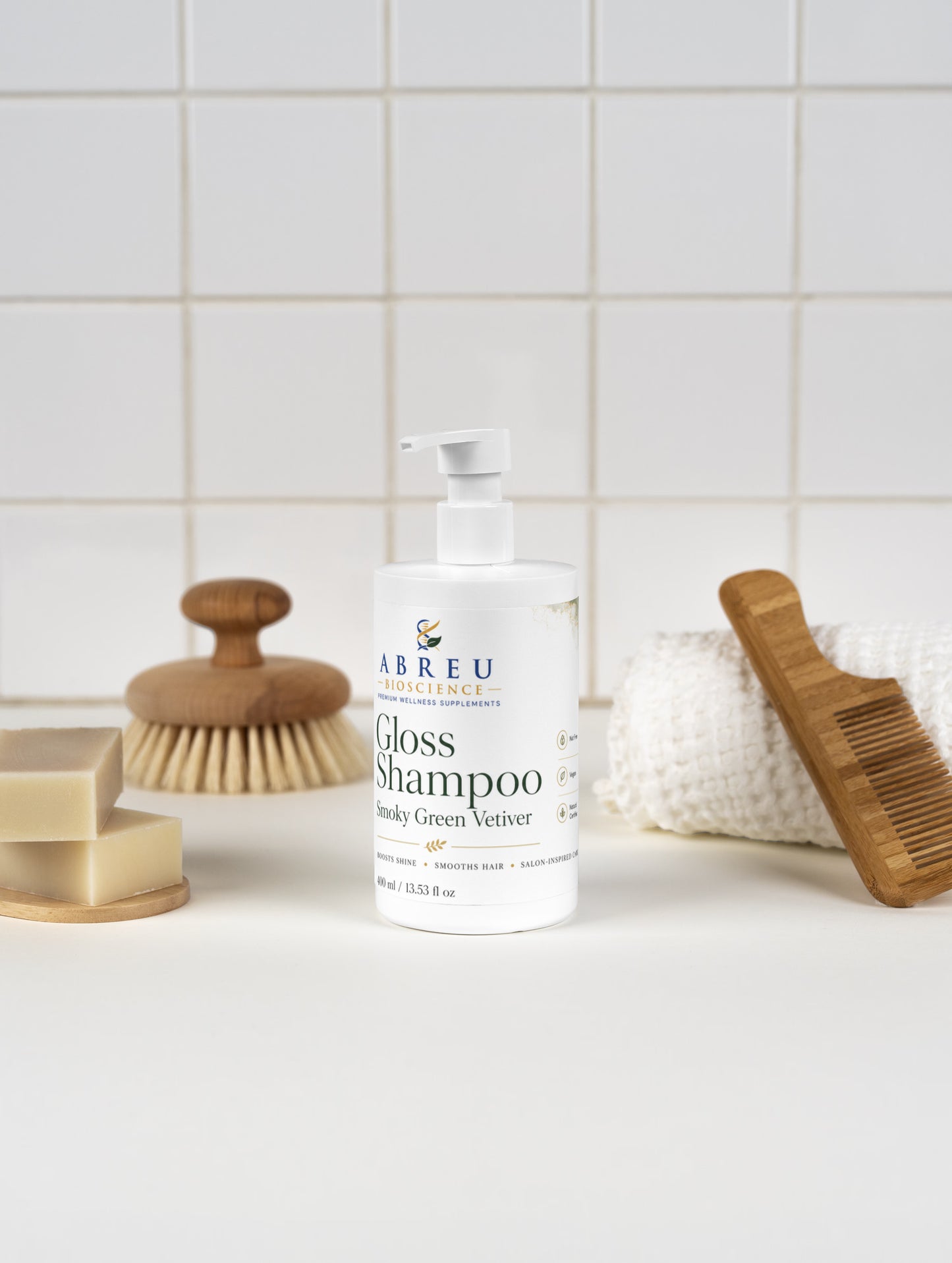 Gloss Shampoo, Smoky Green Vetiver